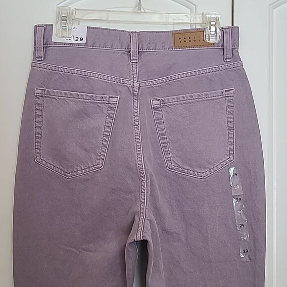 PacSun Eco Purple High Waisted Flare Jeans Color: LAVENDER Size 29 - Picture 11 of 15